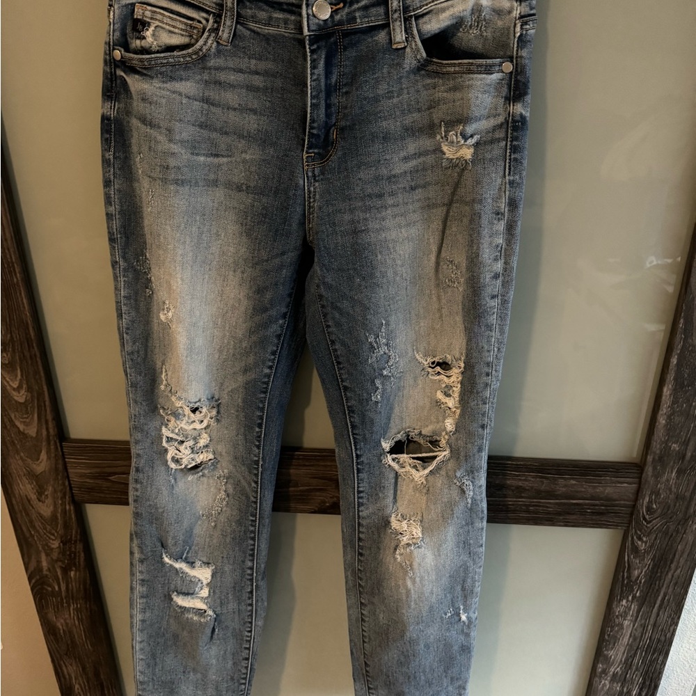 Judy Blues boyfriend fit size 7.
